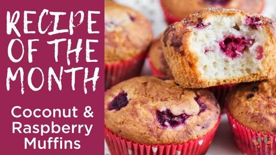 Coconut and Raspberry Muffins Recipe