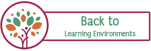 Back button to child care learning environments page